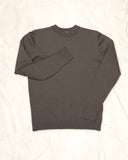 SOLO crew neck, terra magma brown (fw)