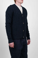 BINDING cardigan, all ocean blue