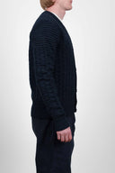 BINDING cardigan, all ocean blue