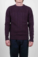 BINDING sweater, all purple melange