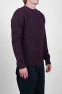 BINDING sweater, all purple melange
