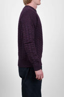 BINDING sweater, all purple melange