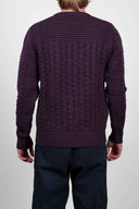 BINDING sweater, all purple melange