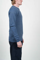 INTRA crew neck, spatial blue moiré