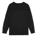 MACRO crew neck | rund hals, black void [M]