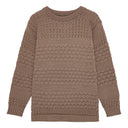 MACRO crew neck | rund hals, terra rose (f)