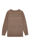 MACRO crew neck | rund hals, terra rose (f)