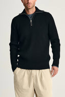 FENDER short zip | kort lynlås, black void (f)
