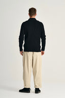 FENDER short zip | kort lynlås, black void (f)