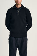 FENDER short zip | kort lynlås, navy blue (f)