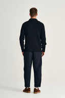 FENDER short zip | kort lynlås, navy blue (f)