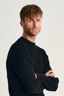 FENDER crew neck | rund hals, navy blue (f)