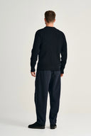 FENDER crew neck | rund hals, navy blue (f)