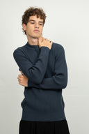FENDER crew neck | rund hals, shadow blue (f)