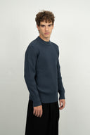 FENDER crew neck | rund hals, shadow blue (f)