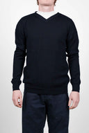 VERSION v-neck, navy blue