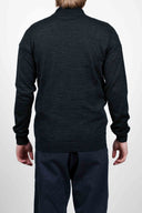 VERSION sweater, black melange