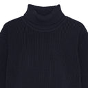 FENDER-III sweater | høj hals, navy blue (f)