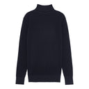FENDER-III sweater | høj hals, navy blue (f)