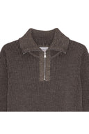 FENDER-III short zip | kort lynlås, terra brown (f)