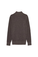 FENDER-III short zip | kort lynlås, terra brown (f)
