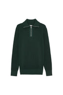 FENDER-III short zip | kort lynlås, thunder green (f)