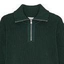 FENDER-III short zip | kort lynlås, thunder green (f)