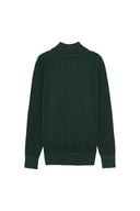 FENDER-III short zip | kort lynlås, thunder green (f)