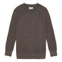 FENDER-III crew neck | rund hals, terra brown (f)