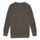 FENDER-III crew neck | rund hals, terra brown (f)