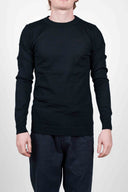 INTRO crew neck, black lake