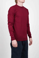 INTRO crew neck, oxblood