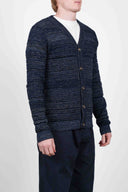 FLUX cardigan, blue static mix