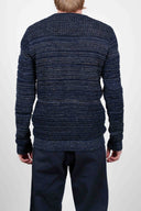FLUX cardigan, blue static mix