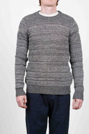 FLUX crew neck, white noise mix