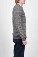 FLUX crew neck, white noise mix