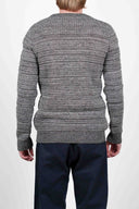 FLUX crew neck, white noise mix