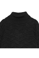 EPIGON-III sweater | høj hals, navy blue II