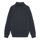 EPIGON-III sweater | høj hals, storm grey