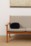 HAVEN blanket, oily black melange