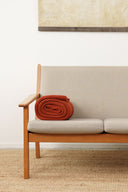 HAVEN blanket, rusty bronze