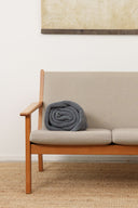 HAVEN blanket, warm grey melange