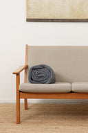 HAVEN blanket, warm grey melange