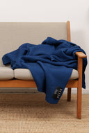 HAVEN blanket, pool blue