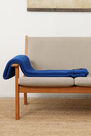 HAVEN blanket, royal blue melange