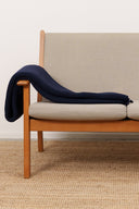 HAVEN blanket, faded navy blue