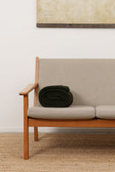 HAVEN blanket, bronzed green