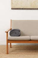 HAVEN blanket, pale grey melange