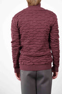 POSE shawl neck, faded purple