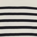 GIVEN-II crew neck | rund hals, natural white / navy blue (f)